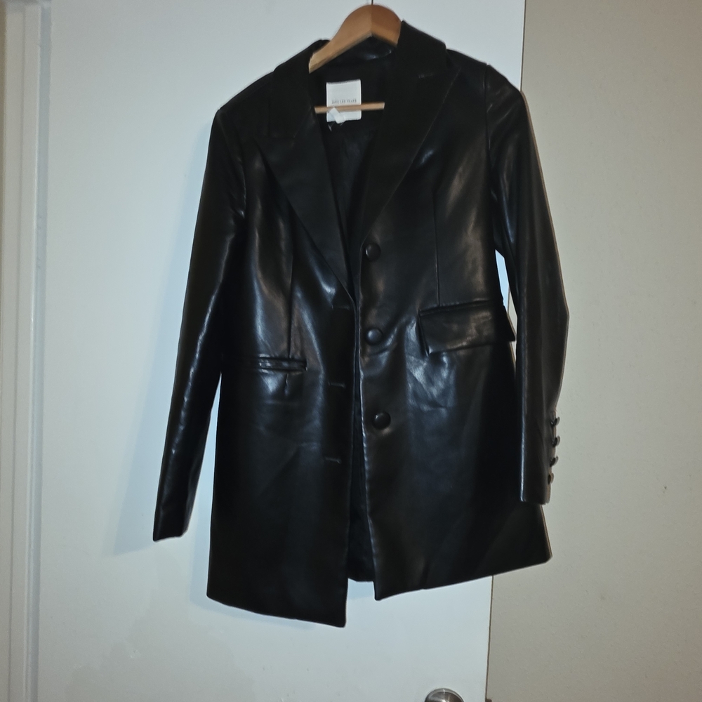 Avec Les Filles Black Trench Coat